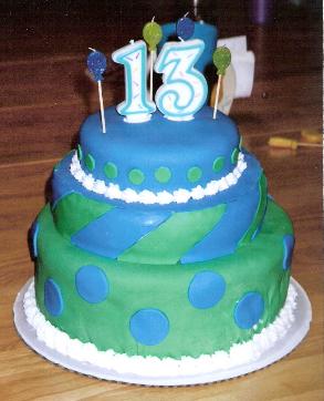 13th Birthday Cake