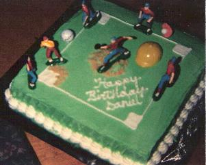 Baseball Game Birthday Cake