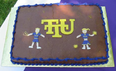 TTU Cheerleaders Groom's Cake