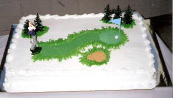 Golf Course Groom's Cake