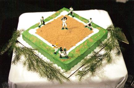 Baseball Groom's Cake