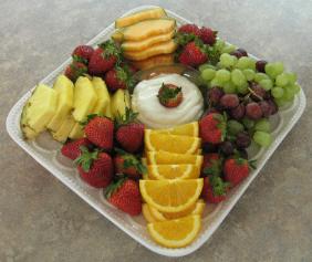 Fruit Tray with Dip