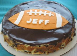 Groom's Football Cheesecake