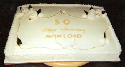 50th Anniversary Cake