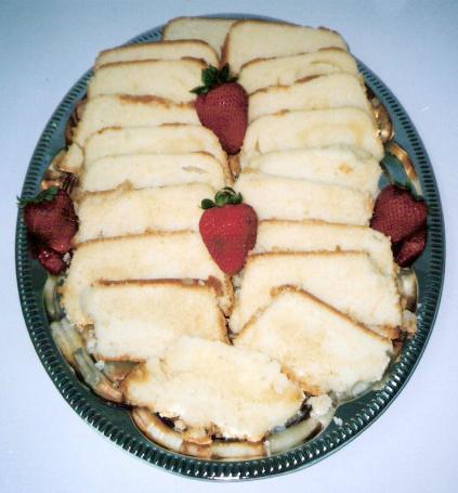 Sour Cream Pound Cake with Fresh Strawberries
