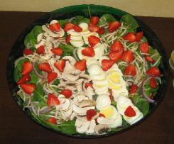 Fresh Strawberry & Spinach Salad