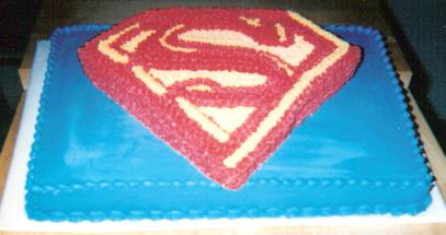 Superman Cake